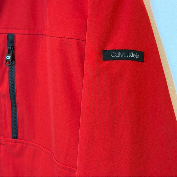 Calvin Klein Red sherpa Lined Jacket Mens L NWOT - Picture 8 of 10